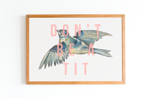 Don't Be A Tit (Large)