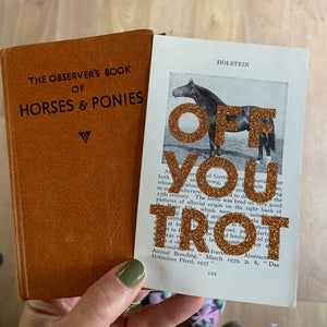 Off You Trot (orange gold)