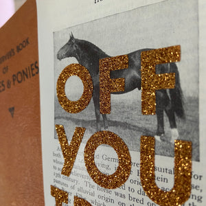 Off You Trot (orange gold)