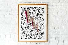 Load image into Gallery viewer, Lightning Bolt Leopard Print Polka Dot