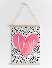 Load image into Gallery viewer, Polka Dot Love Heart