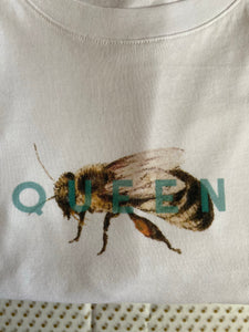 Queen Bee Tee Shirt Organic/Vegan Cotton